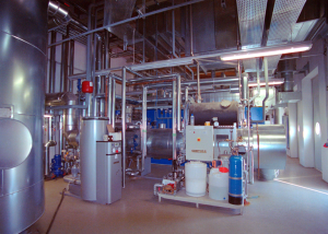 Die einzige je gebaute Biogas-BHKW-Anlage mit Abgasrückführung über einen Abhitzedampfkessel. 
